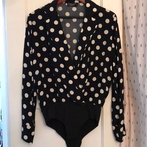 ZARA Polkadot Bodysuit